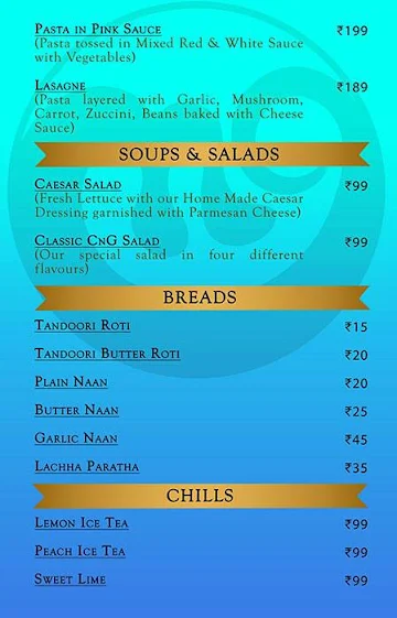 Chills N Grills menu 