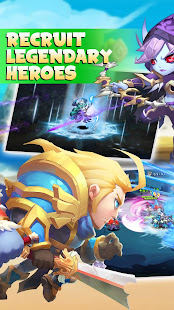 Clash of Guardians: New mobile hero collection RPG 1.01 APK + Mod (المال غير محدود) إلى عن على ذكري المظهر