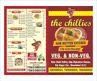 The Chillies menu 1