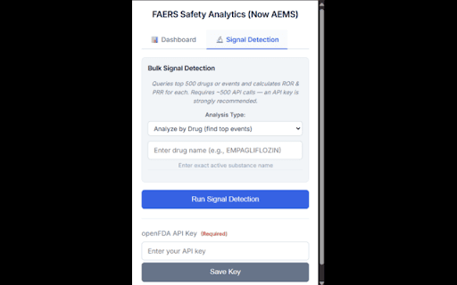 FAERS Safety Analytics (Now AEMS) screenshot 4