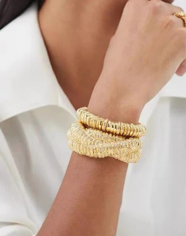 Getextureerde Armband Retro Persoon - 2