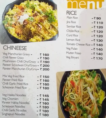 Mr Idli Xpress menu 