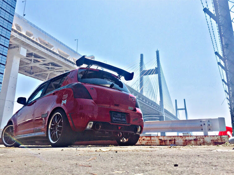 スイフトスポーツのS.H.I.L.I.S.・T.S FACTORY・過去画像・TAKAさんの真似っこしちゃった(笑)・右斜め前写真展に関するカスタム事例の投稿画像2枚目