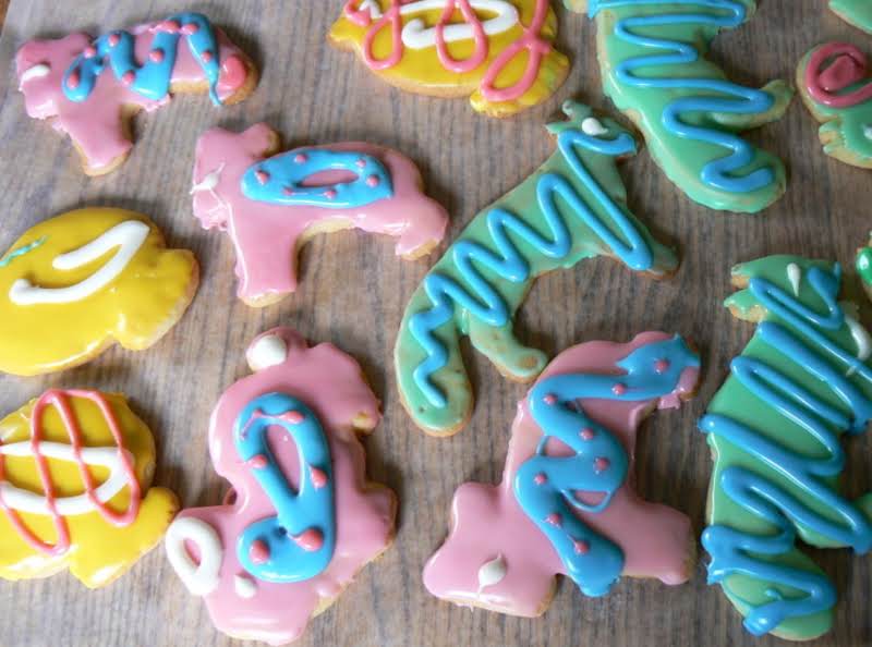 Easter Sugar Cookies W/icing That Hardens