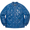 quilted leather work jacket fw22