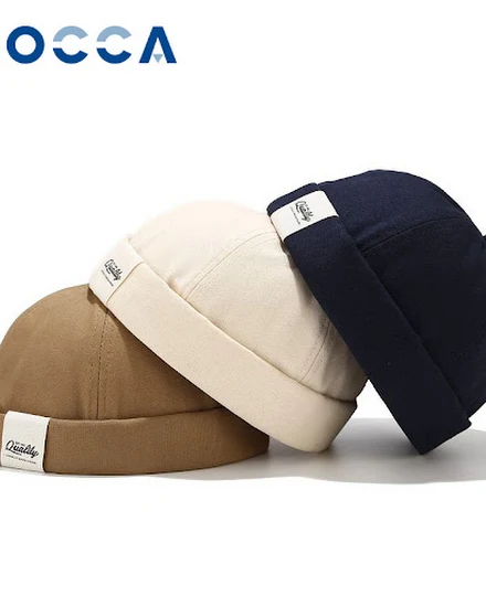 Bocca Docker Cap Without Visor Brimless Caps Men Beanies ... - 1