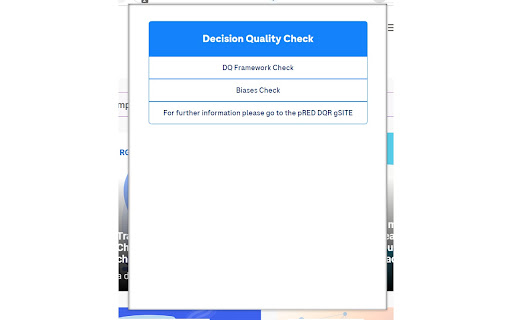 Decision Quality Check