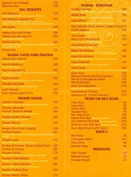 The Dosa King menu 2