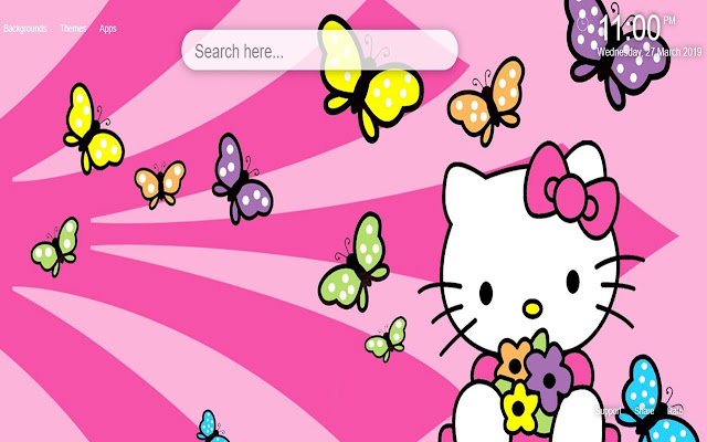 Papel de parede HD de Hello Kitty Novo Tab