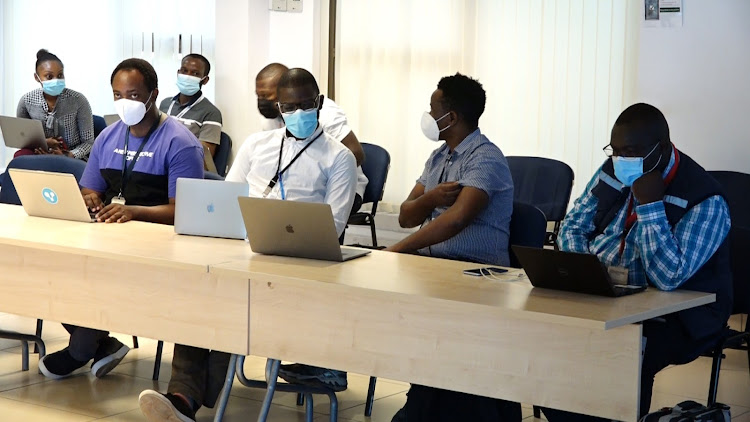 Scientists from Kemri in Kilifi during the training