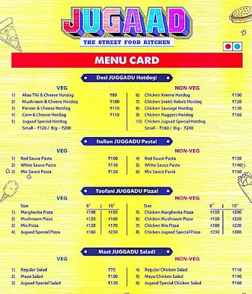 Jugaad The Street Food Kitchen menu 