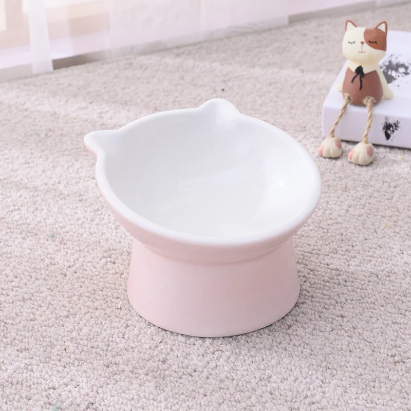 Title 6, Ceramiczna Miska Dla Kota Antywysypywanie Skośn...