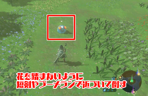 ゼルダBotW_中洲の移動の手順