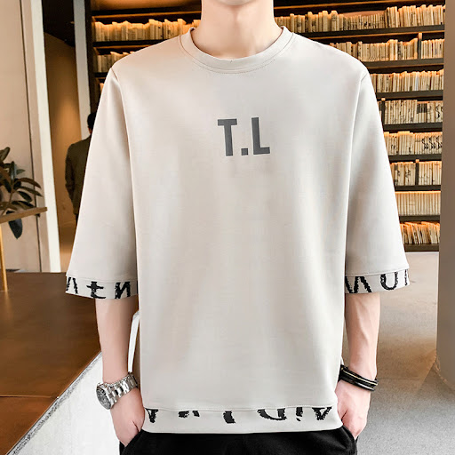 Title 4, All-match sleeve T-shirt