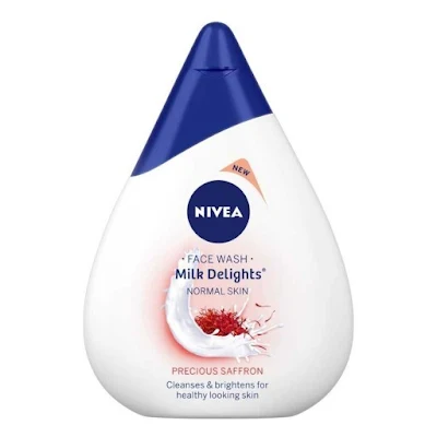 Nivea Milk Delight Face Wash Safron 100 Ml