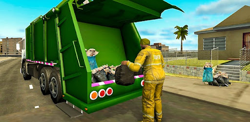 City Trash Truck Driving Games