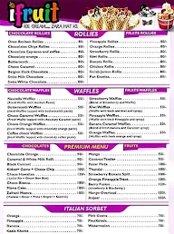 Ahanya's Fast Food menu 1