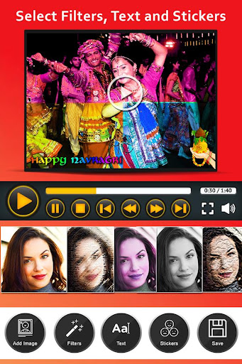 Navratri Video Maker With Music