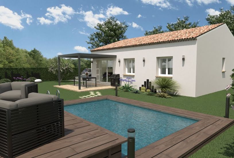  Vente Terrain + Maison - Terrain : 774m² - Maison : 76m² à Vidauban (83550) 