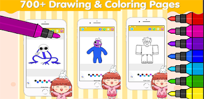 Download do APK de Yellow Rainbow Friend Coloring para Android