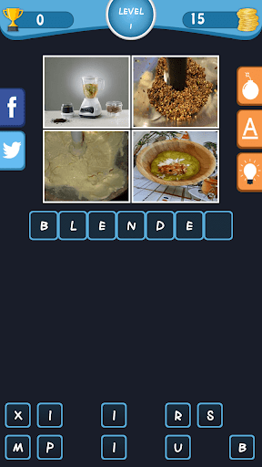 4 Pics One Word - Word scape, Turn Head Up