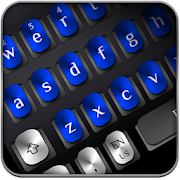 Cool Blue Metal Keyboard 10001002 Icon