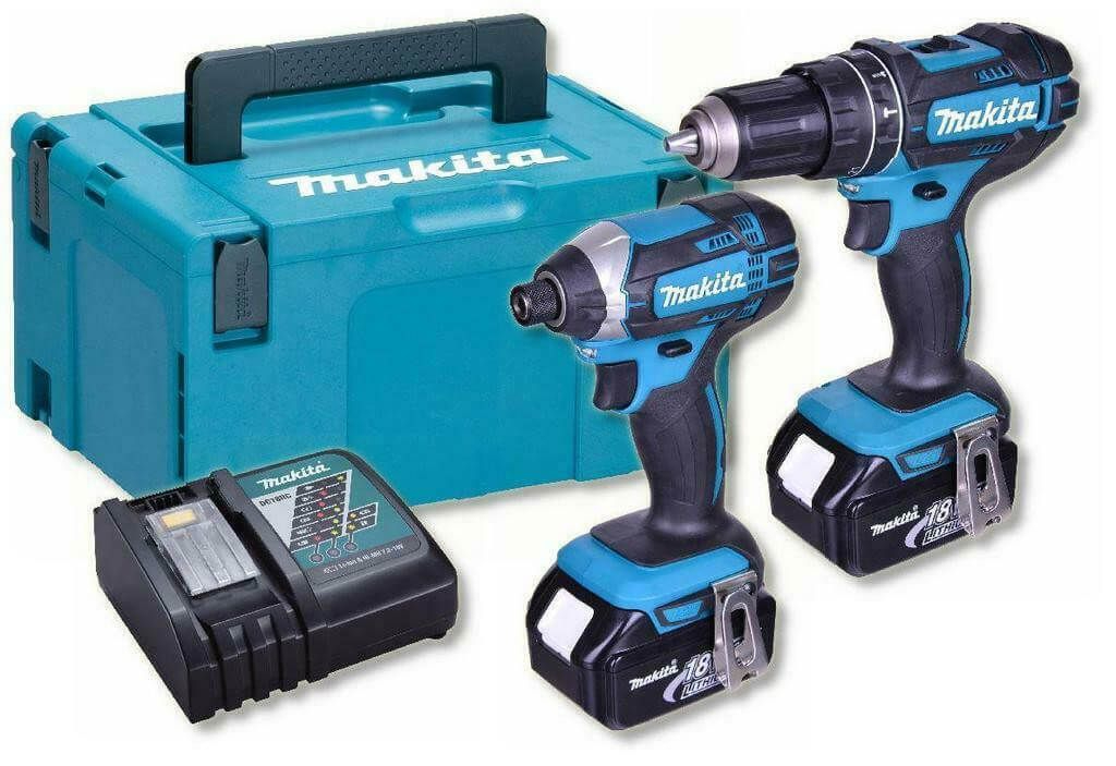 Missie ontploffing Altijd Bouwhuis Mechelen | Makita DLX2131TJ 18V Li-ion accu klopboor-/ schroefmachine (DHP482) & slagschroevendraaier (DTD152) combiset