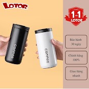 Ly Giữ Nhiệt Coffee 550Ml, Bình Đựng Nước Giữ Nhiệt Cute Mini Cao Cấp Inox 304 - Lotor L002