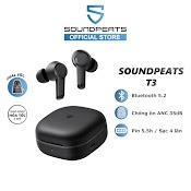 [Mã Elmall6 Giảm 6% Đơn 300K] Tai Nghe True Wireless Soundpeats T3 Chống Ồn, Xuyên Âm Bluetooth 5.2