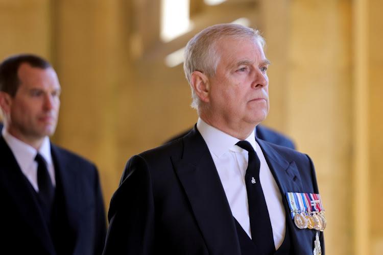 Britain's Prince Andrew, the second son of Queen Elizabeth, has denied Virginia Giuffre's accusations. File photo.