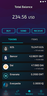 Wombat – EOS & Telos Wallet 1