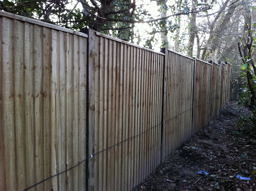 Panel fencing by downsview gardens in burgess hill