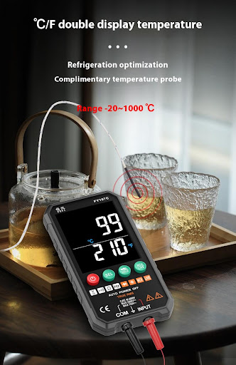 Title 8, Ultra-thin Digital Multimeter High Precision In...