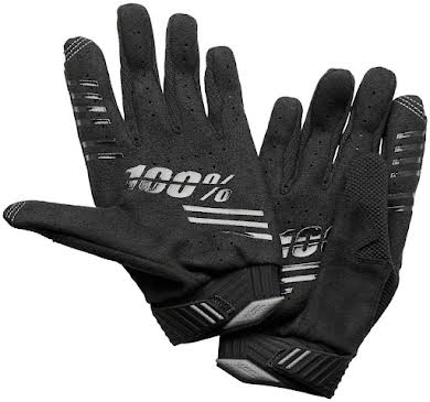 100% R-Core Gloves - Black - Full Finger - Men's alternate image 0