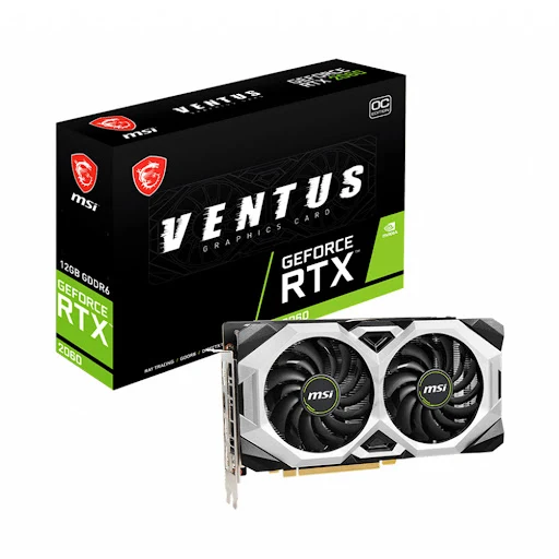 Card màn hình MSI GeForce RTX 2060 VENTUS 12G OC 12GB GDDR6 