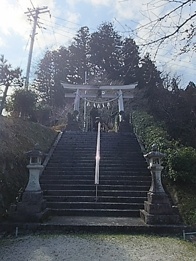 三澤神社 参道鳥居
