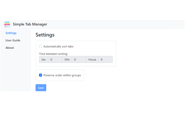 Simple Tab Manager Preview image 4