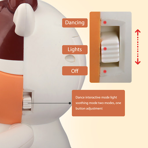 Title 4, Music and Light Swing Dance Robot Electric Doll...