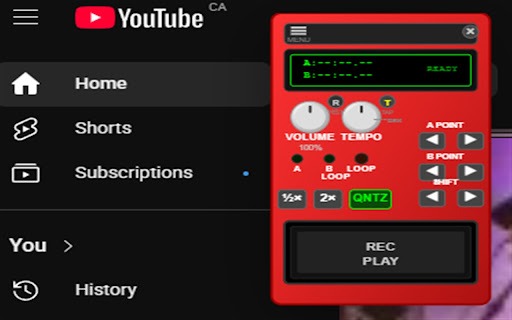 YT Looper - HTML5 Audio/Video Loop Tool