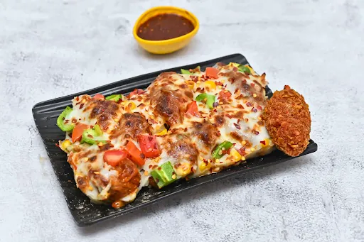 Paneer Tandoori Pizza Momos [6 Pieces]