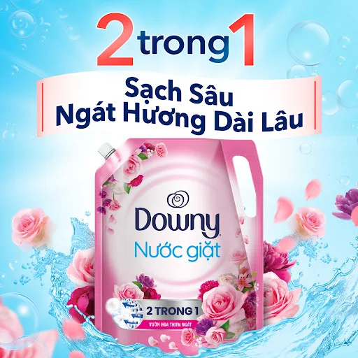 Nước giặt Downy vườn hoa thơm ngát 2.7kg