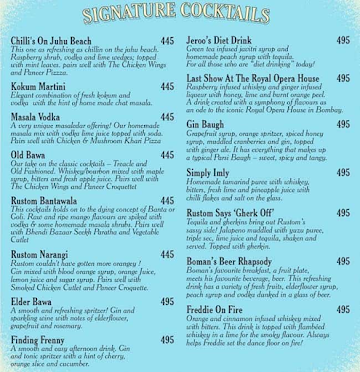 SodaBottleOpenerWala menu 