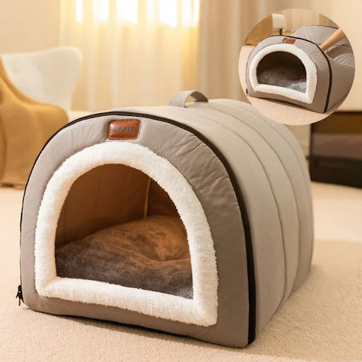 Thickening Tents Bed Nest For Dogs Soft Cat Nest Kennel Winter Cozy Pet House Enclosed Cat House Doghouse Cat Sofa Pet S