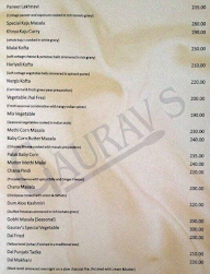 Gaurav's Multi Cuisine Restaurant menu 3