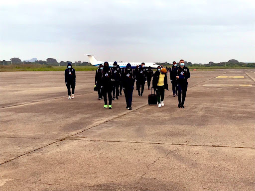 Bafana Bafana players arrive in Bahir Dar on Friday, October 8 2021 to face Ethiopia in a crucial World Cup qualifier match.