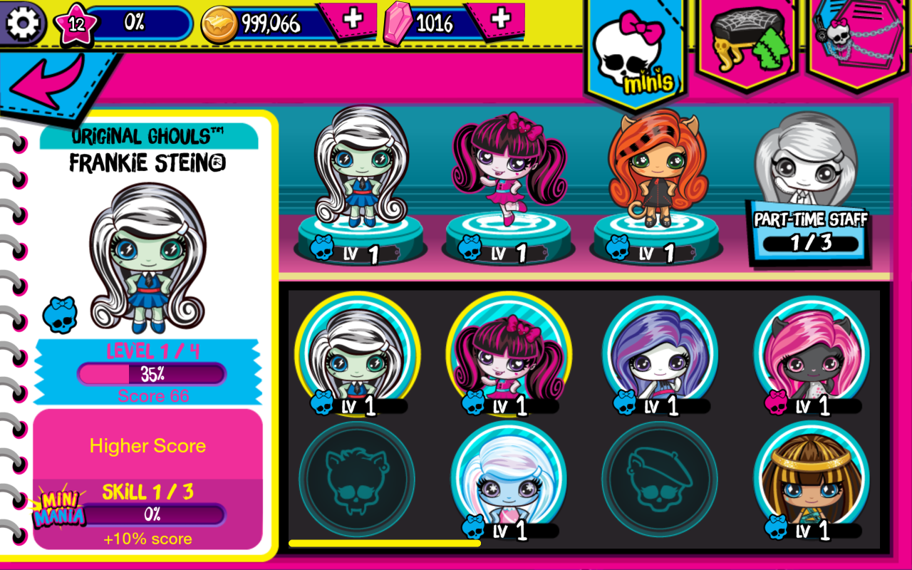   Monster High™ Minis Mania – zrzut ekranu 