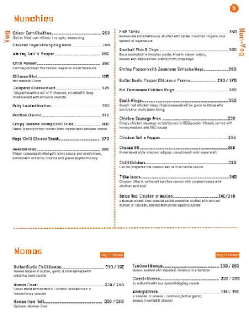 Dreamcann Foods Pvt Ltd menu 