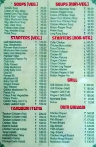 Majestic Briyani menu 2