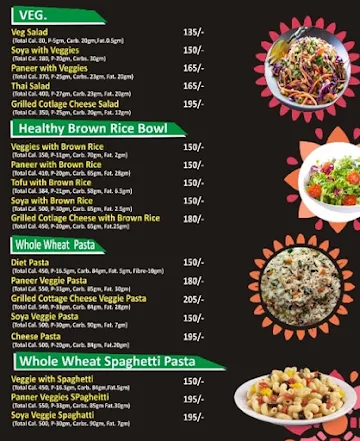 Prajapati Healthy Food Cafe menu 