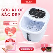 Bồn Ngâm Chân Massage Serenelife Sl12 Nhà Ht Beauty Sử Dụng 6 Con Lăn Kép Massage Tự Động, Cải Thiện Lưu Thông Máu